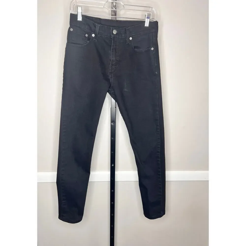 Levi’s 512 Black Slim Fit Classic Denim Jeans Women’s Size 29x30